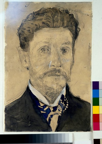 Self-Portrait by Mikhail Aleksandrovich Vrubel
