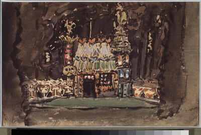Stage Design for the Opera Hansel And Gretel by Mikhail Aleksandrovich Vrubel