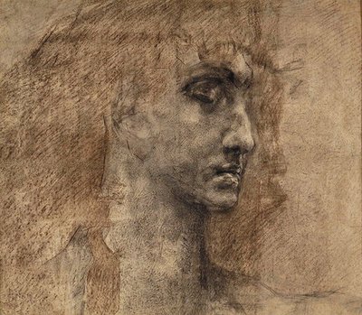 Head of an Angel by Mikhail Aleksandrovich Vrubel
