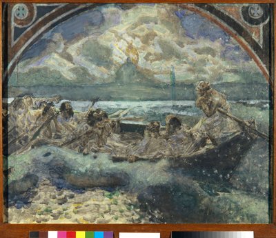 Jesus Walks on Water by Mikhail Aleksandrovich Vrubel