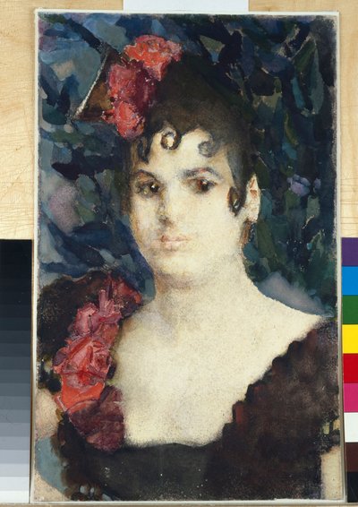 Portrait of Tatyana Lyubatovich as Carmen in Georges Bizet