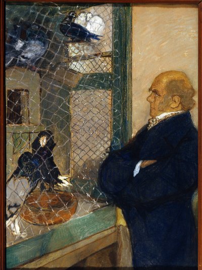 Charles Darwin in the Dove Cote in Downe by Mikhail Dmitrievich Ezuchevsky