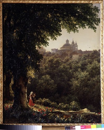 Ariccia, Near Rome by Mikhail Ivanovich Lebedev