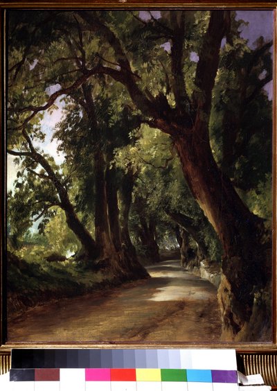 View in Albano near Rome by Mikhail Ivanovich Lebedev