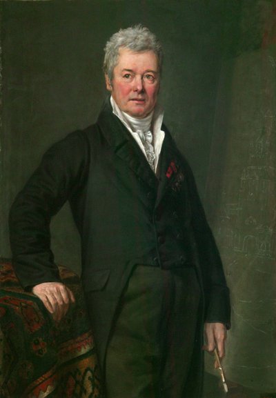 Portrait of the artist Fyodor Alexeev by Mikhail Ivanovich Terebenev