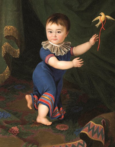 Portrait of Count Dmitri Nikolayevich Sheremetev as a Child by Mikhail Matveevich Cherkasov
