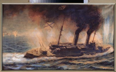 The Battle of the Gulf of Riga in August 1915 by Mikhail Mikhailovich Semyonov