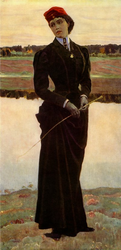 Portrait of Olga Mikhailovna Nesterova-Shretera, the Artist