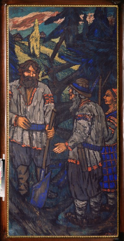 The Wedding of the Grand Duke Vladimir I Svyatoslavich by Mikhail Nikolayevich Yakovlev