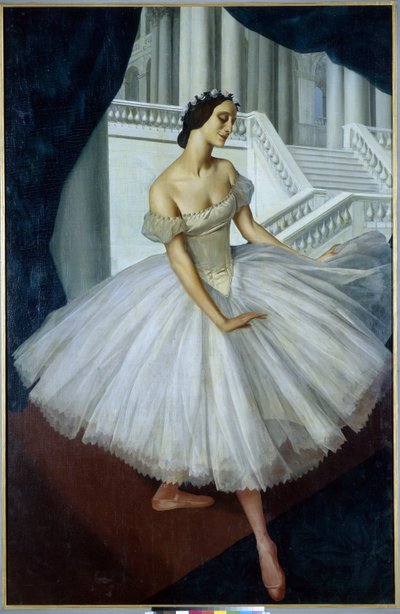 Portrait of the Ballerina Anna Pavlova by Mikhail Nikolayevich Yakovlev