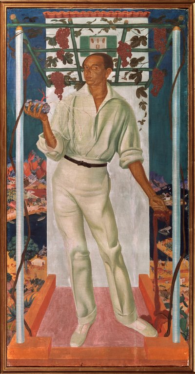 Portrait of the Mexican Artist Roberto Montenegro Nervo by Mikhail Nikolayevich Yakovlev
