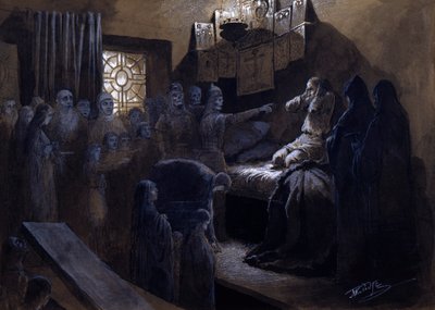 Ivan the Terrible and the Ghosts of His Victims by Mikhail Petrovich Klodt
