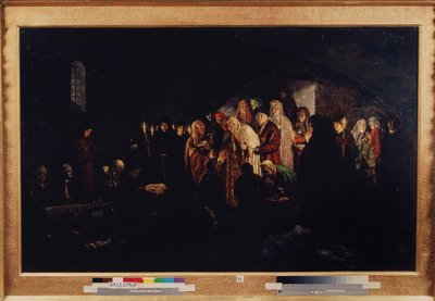 Empress Giving Alms by Mikhail Petrovich Klodt