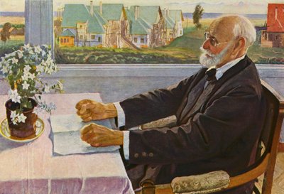 Academician Ivan Pavlov by Mikhail Vasilievich Nesterov
