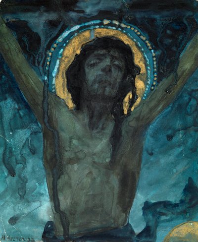 Christ on the Cross by Mikhail Vasilievich Nesterov