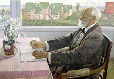 Ivan Petrovich Pavlov (1849-1936) in his House at Koltushy, near St. Petersburg, 1935 by Mikhail Vasilievich Nesterov
