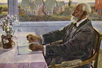 Portrait of Academician IP Pavlov by Mikhail Vasilievich Nesterov