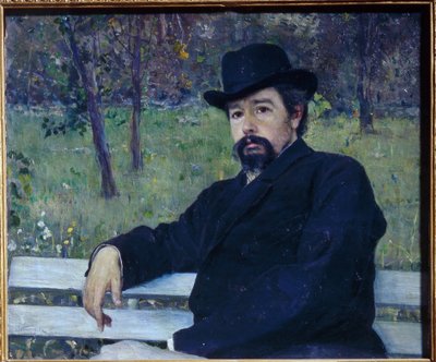 Portrait of the Painter Nikolai Alexandrovich Yaroshenko by Mikhail Vasilievich Nesterov