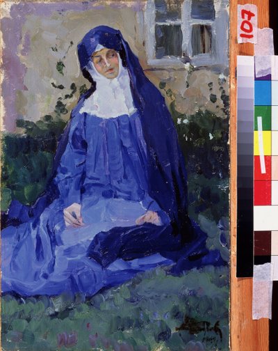 A Nun by Mikhail Vasilievich Nesterov