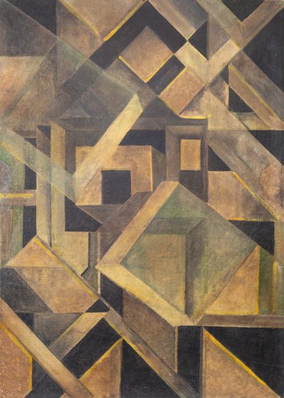 Abstract Composition with Crystalline Forms, c. 1920 by Mikhail Vasilyevich Matyushin