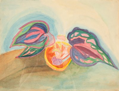 Still Life with Plant by Mikhail Vasilyevich Matyushin