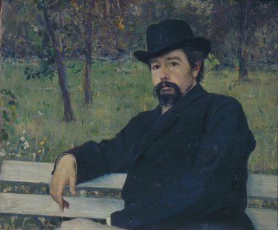 Portrait of the Painter Nikolai Alexandrovich Yaroshenko by Mikhail Vasilyevich Nesterov