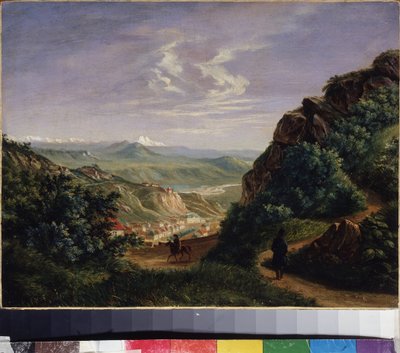 View of Pyatigorsk by Mikhail Yuryevich Lermontov