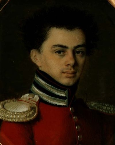 Portrait of Nikolai Shepelev (b.1798) by Mikhail Zatsepin