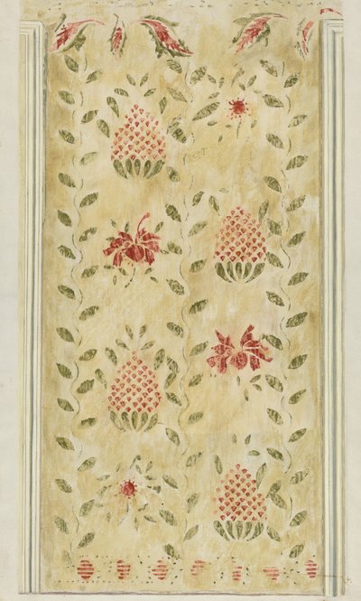 Bedroom Stencil by Mildred E. Bent