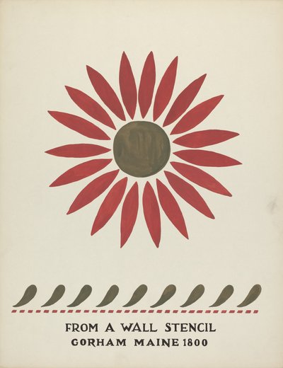 Design from Gorham, Maine 1800: from Proposed Portfolio 