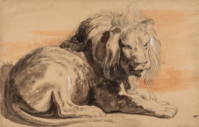 The Rubens Lion, c.1840 by Miles Edmund Cotman
