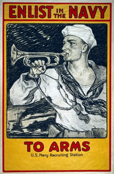 Enlist in the Navy: To Arms by Milton Herbert Bancroft