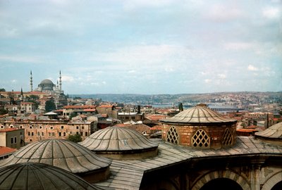 Ottoman Architecture: View of the City with the Suleymaniye Mosque by Mimar Sinan
