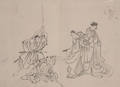Figure with Fox, mid 19th century by Mimasu Mimasu
