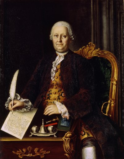 Portrait of Savva Yakovlevich Yakovlev 1713-1784, 1767 by Mina Lukich Kolokolnikov