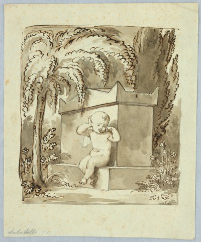 Angel with Tomb by Minardi Tommaso
