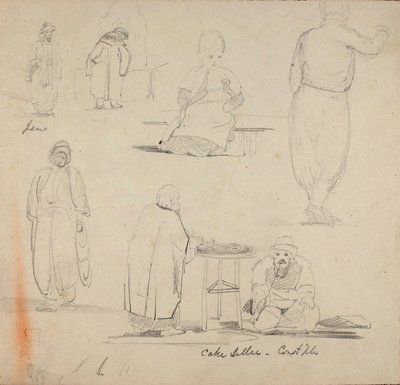 Cake Seller, Constantinople by Miner Kilbourne Kellogg