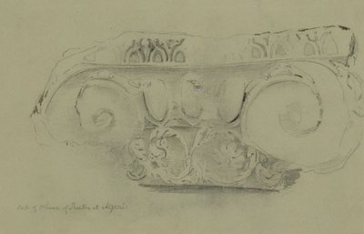 Capital of Column at Theatre at Azani by Miner Kilbourne Kellogg