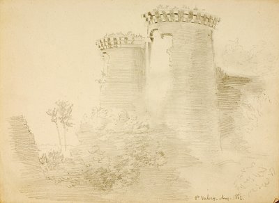 Castle, St. Valery by Miner Kilbourne Kellogg