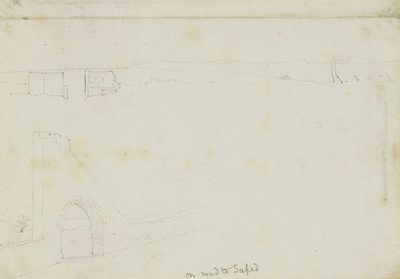 On Road to Safed, Israel by Miner Kilbourne Kellogg