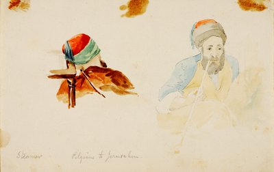 Pilgrims to Jerusalem by Miner Kilbourne Kellogg
