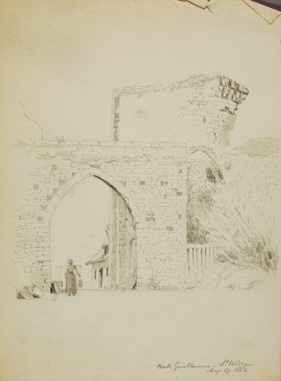 Porte Guillaume, St. Valery by Miner Kilbourne Kellogg