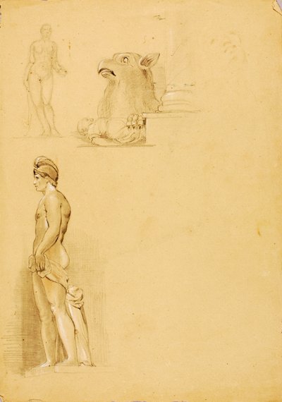 Studies of Sculante by Miner Kilbourne Kellogg