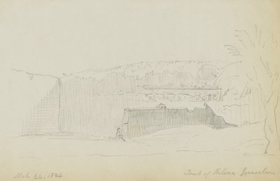 Tomb of Helena, Jerusalem by Miner Kilbourne Kellogg