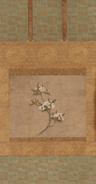 A branch of pear blossoms by Ming Dynasty Chinese School