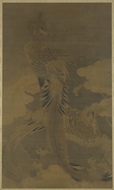 Phoenixes on a Paulownia Tree by Ming Dynasty Chinese School