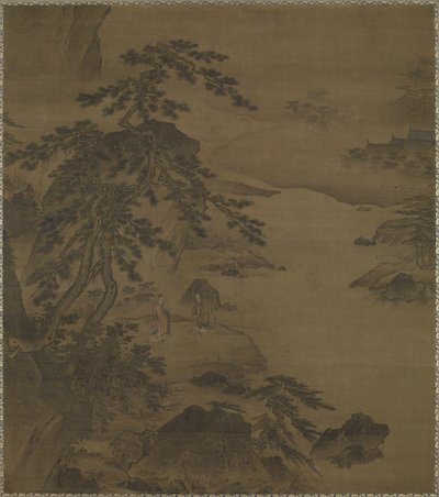 Visiting the Sage at Wei River, Mid-15th Century by Ming Dynasty Chinese School
