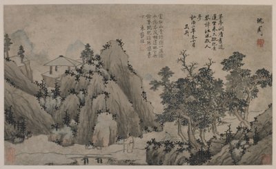 Walking by a Mountain Stream by Ming Dynasty Chinese School