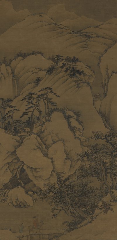 Wind and Snow at Ba Bridge by Ming Dynasty Chinese School