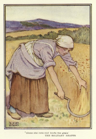 The Solitary Reaper by Minnie Didbin Spooner